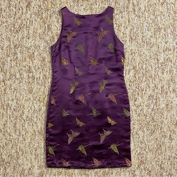 Vintage Pudding Shop by April Cornell purple mini dress - Picture 3 of 7